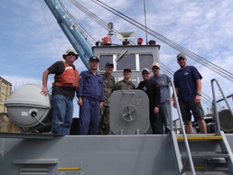 USACE assists with Pier 8 inspection.