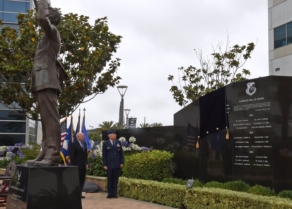 SMC Honors New Space Pioneers Unveiled on Gen. Schriever Wall of Honor