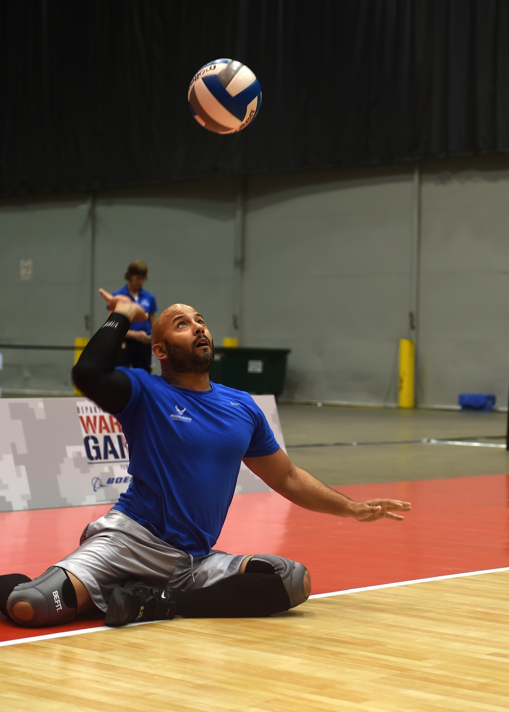 Air Force Volleyball Practice for Warrior Games