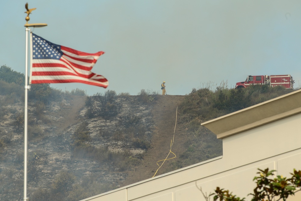 The Cristianitos Fire