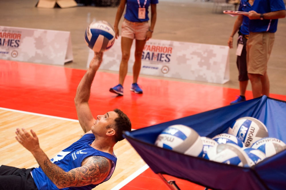 Warriors Practice for 2017 DoD Warrior Games