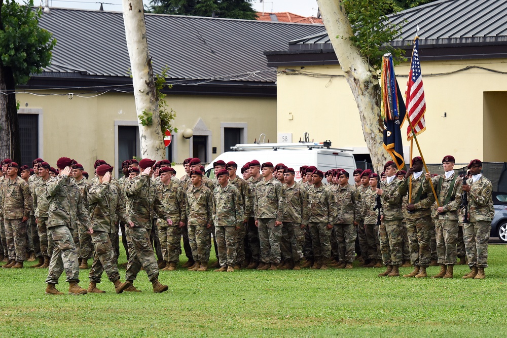 Change of Command Ceremony, 1st Battalion 503rd Infantry Regiment, 173rd Airborne Brigade