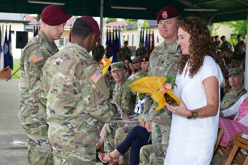 Change of Command Ceremony, 1st Battalion 503rd Infantry Regiment, 173rd Airborne Brigade