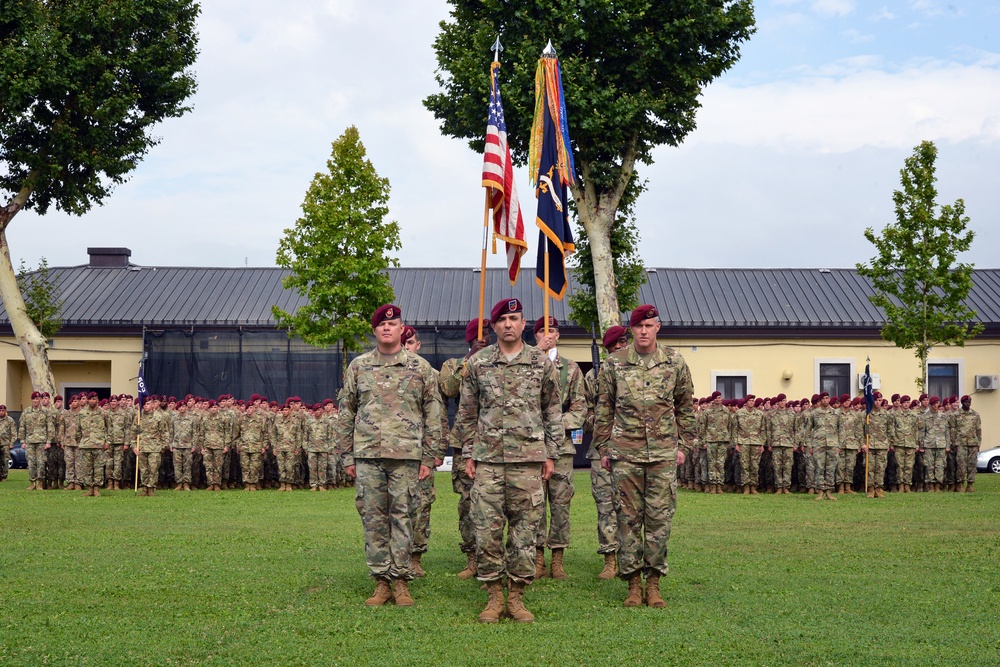 Change of Command Ceremony, 1st Battalion 503rd Infantry Regiment, 173rd Airborne Brigade