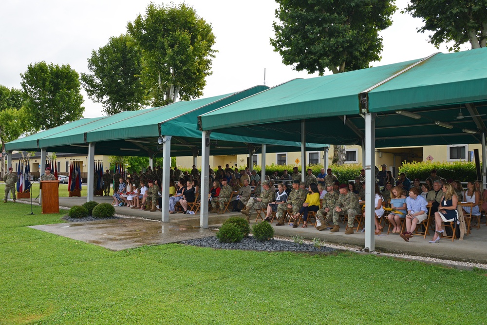 Change of Command Ceremony, 1st Battalion 503rd Infantry Regiment, 173rd Airborne Brigade