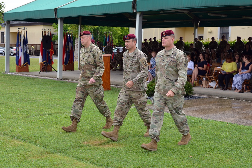 Change of Command Ceremony, 1st Battalion 503rd Infantry Regiment, 173rd Airborne Brigade