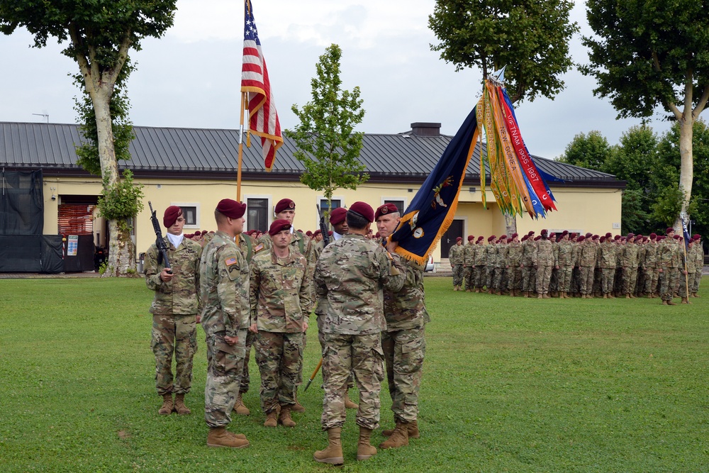 Change of Command Ceremony, 1st Battalion 503rd Infantry Regiment, 173rd Airborne Brigade