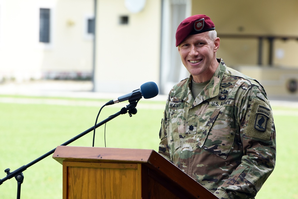 Change of Command Ceremony, 1st Battalion 503rd Infantry Regiment, 173rd Airborne Brigade