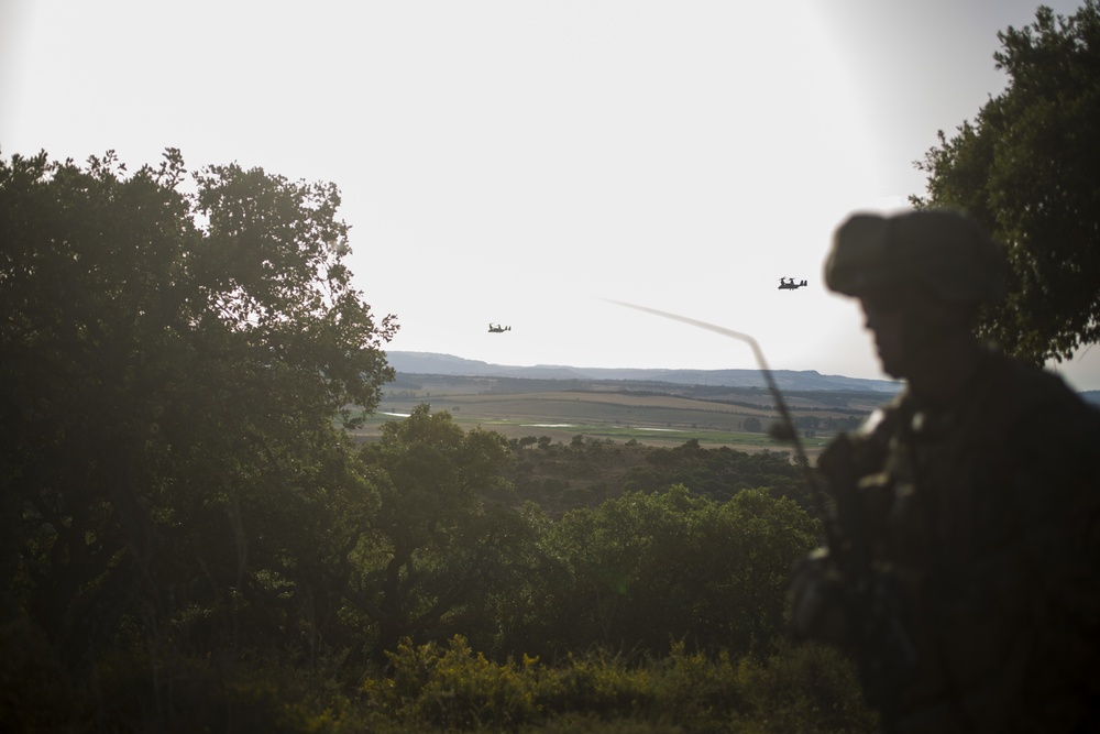 SPMAGTF-CR-AF Infantry Train at Sierra Del Retain