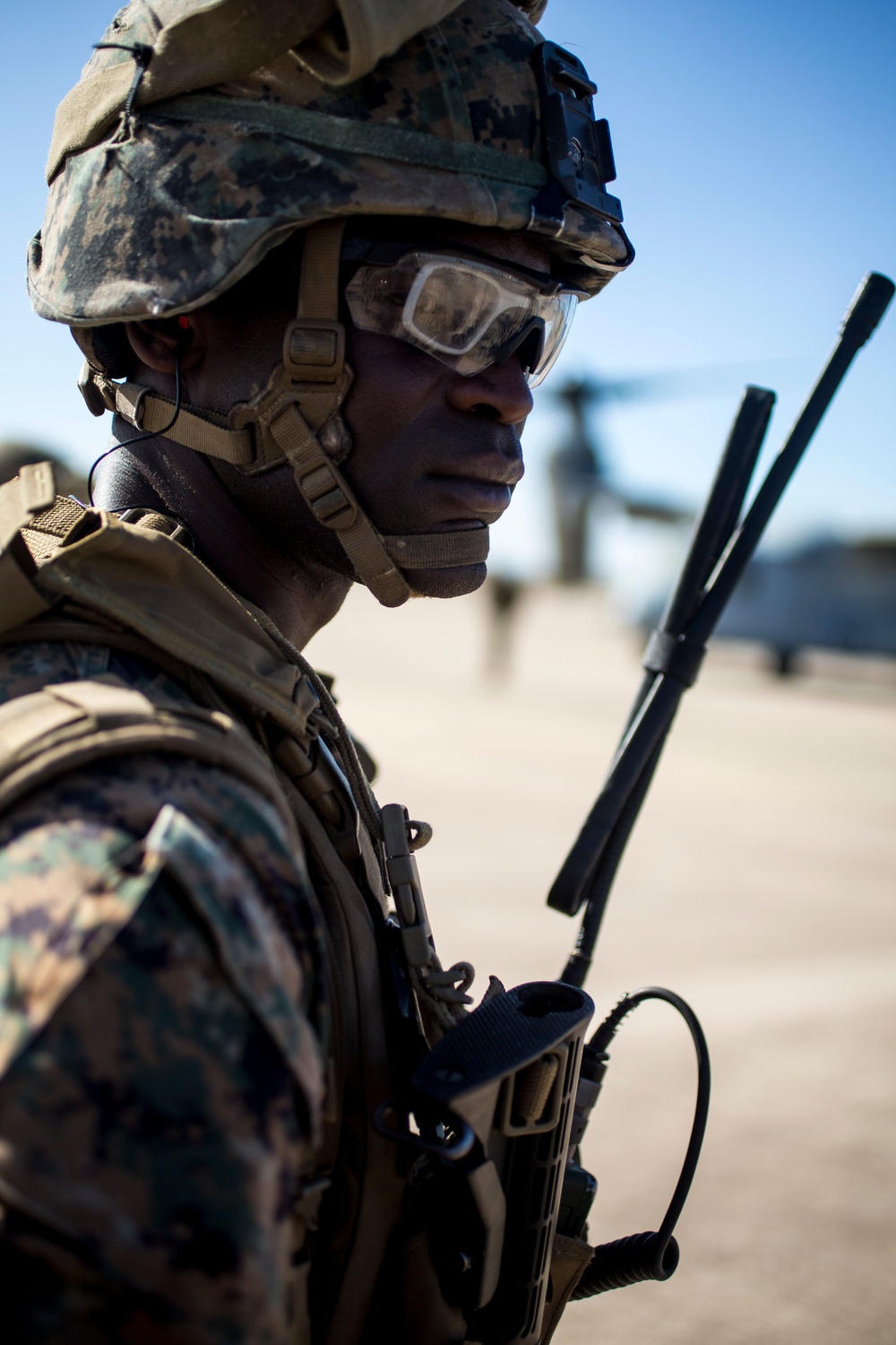 SPMAGTF-CR-AF Infantry Train at Sierra Del Retain