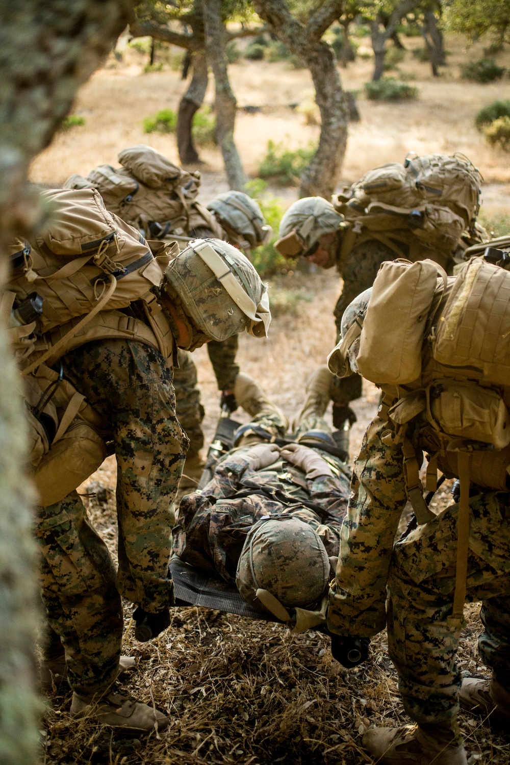SPMAGTF-CR-AF Infantry Train at Sierra Del Retain