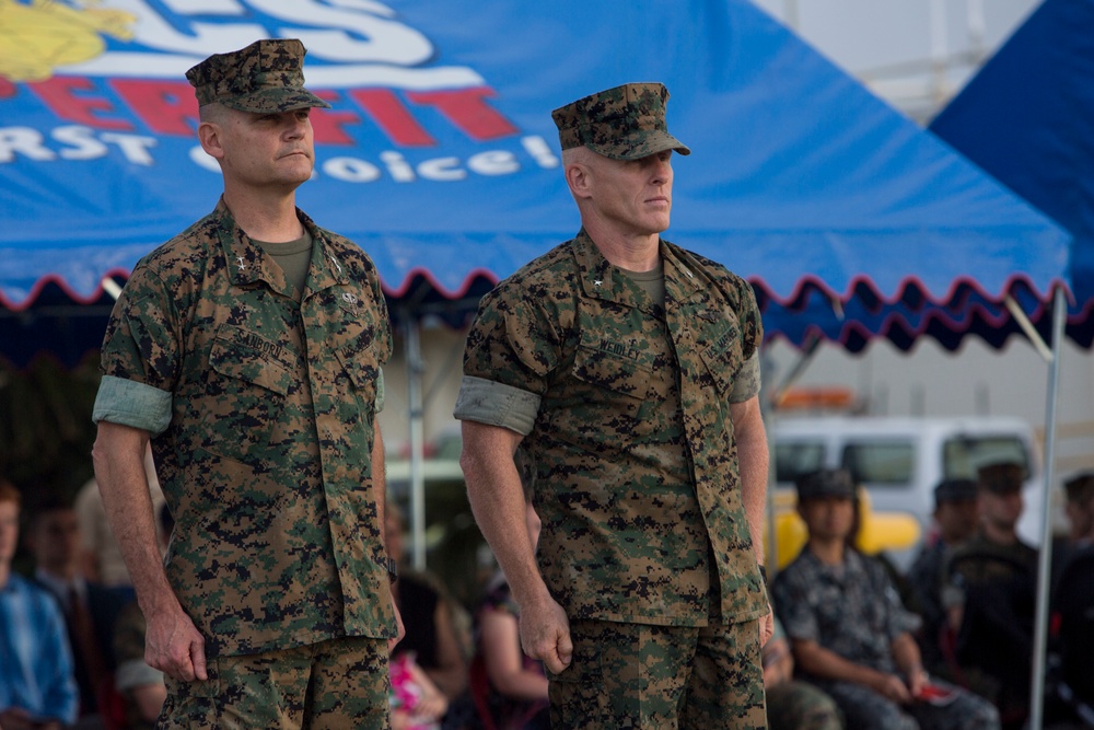 1st MAW Change of Command Ceremony