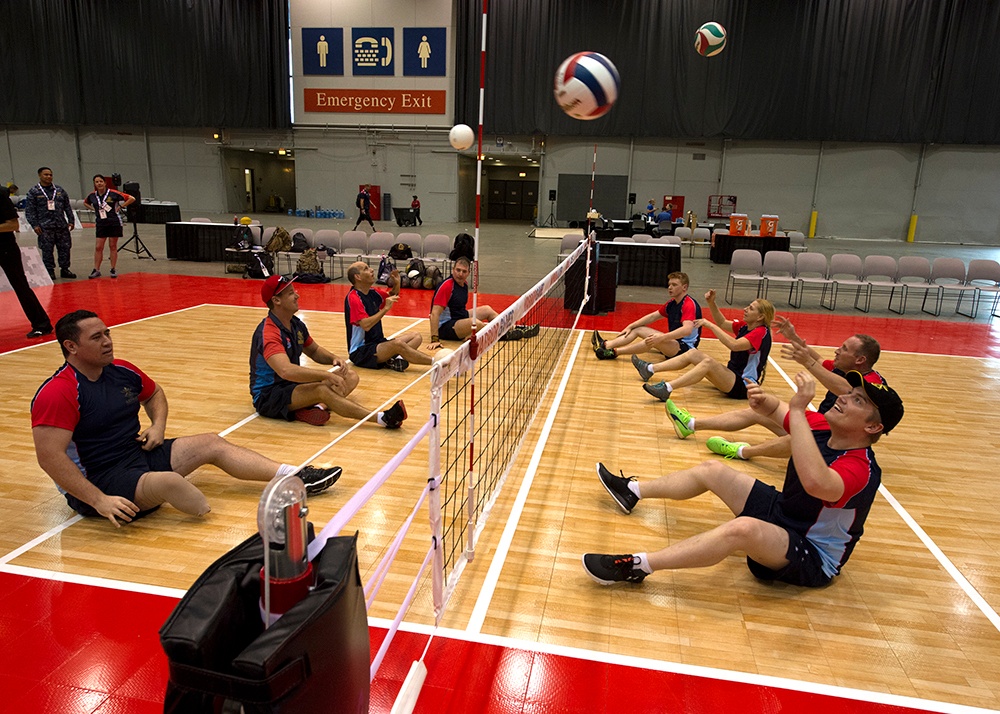 Warrior Games Sitting Volleyball