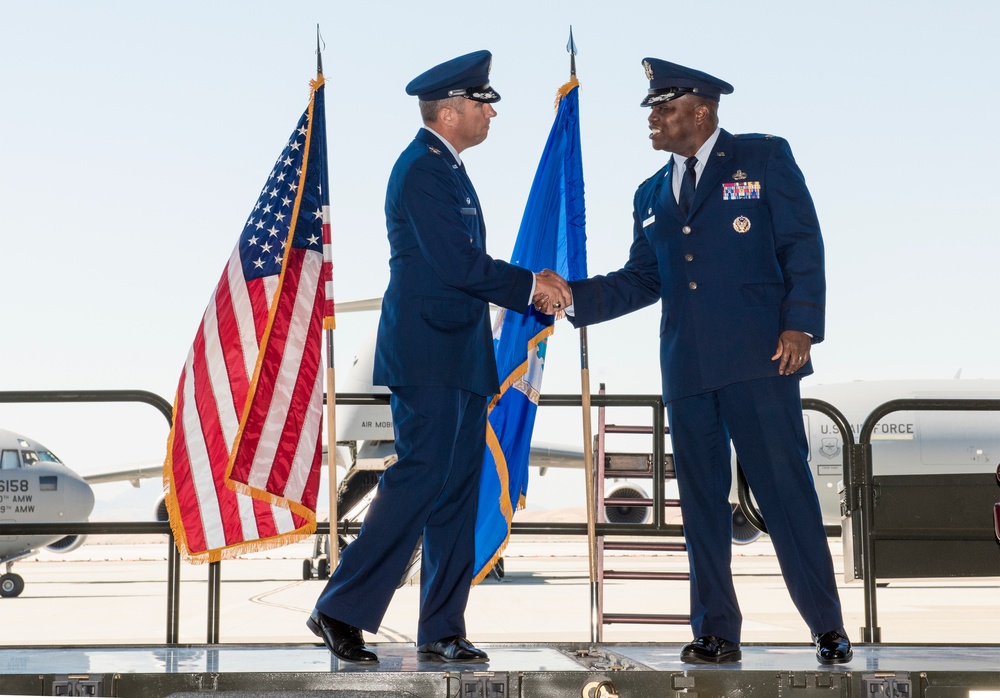 60 MXG Change of Command Col. Scott/Col. Hammerschmidt