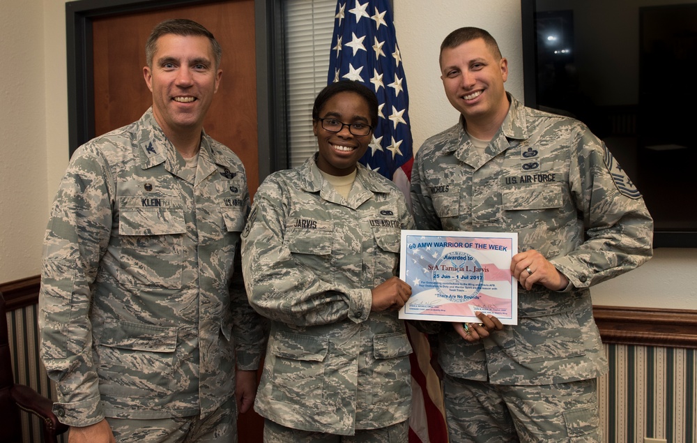 Warrior of the Week, SrA Tarnicia Jarvis