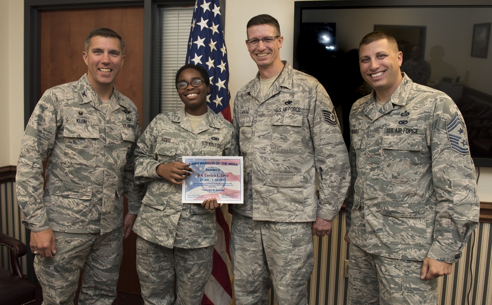 Warrior of the Week, SrA Tarnicia Jarvis