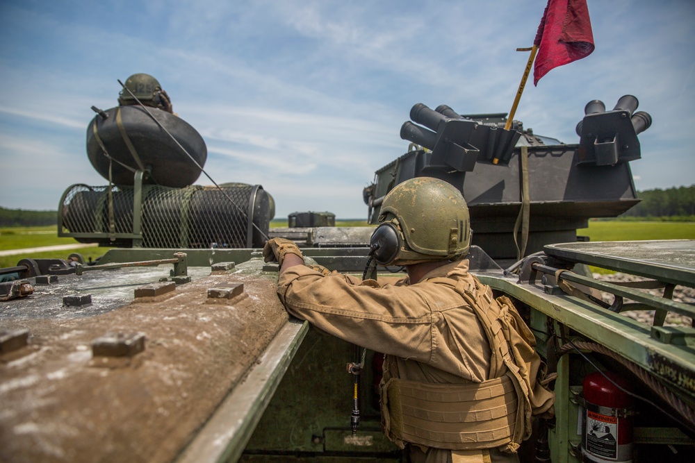 Sea to land: 2nd Assault Amphibian Battalion qualifies with AAV weapon systems