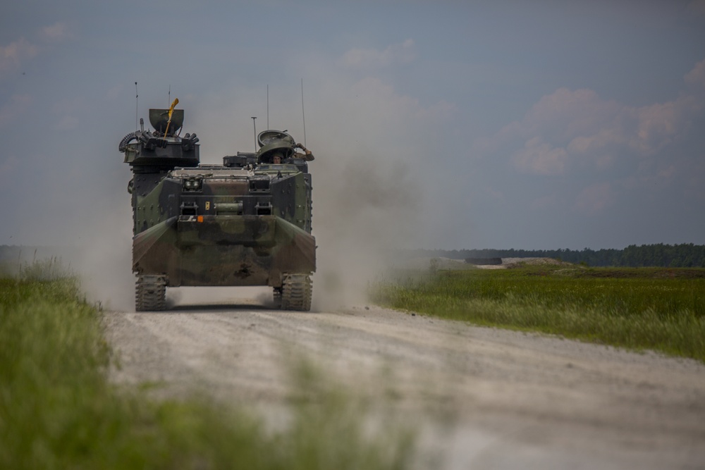 Sea to land: 2nd Assault Amphibian Battalion qualifies with AAV weapon systems