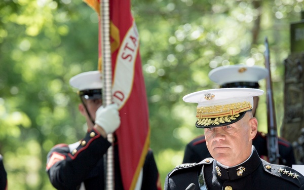President Moon Jae-in of the Republic of Korea visits the National Museum of the Marine Corps