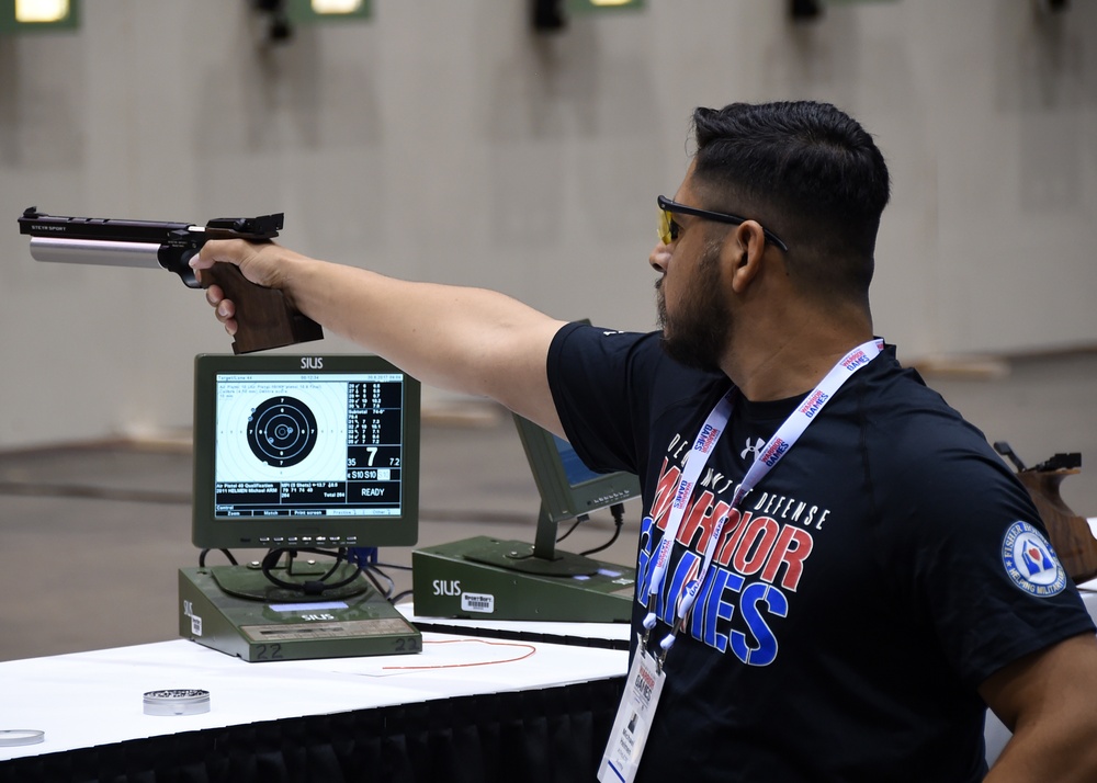 Pistol Fire Competition Warrior Games