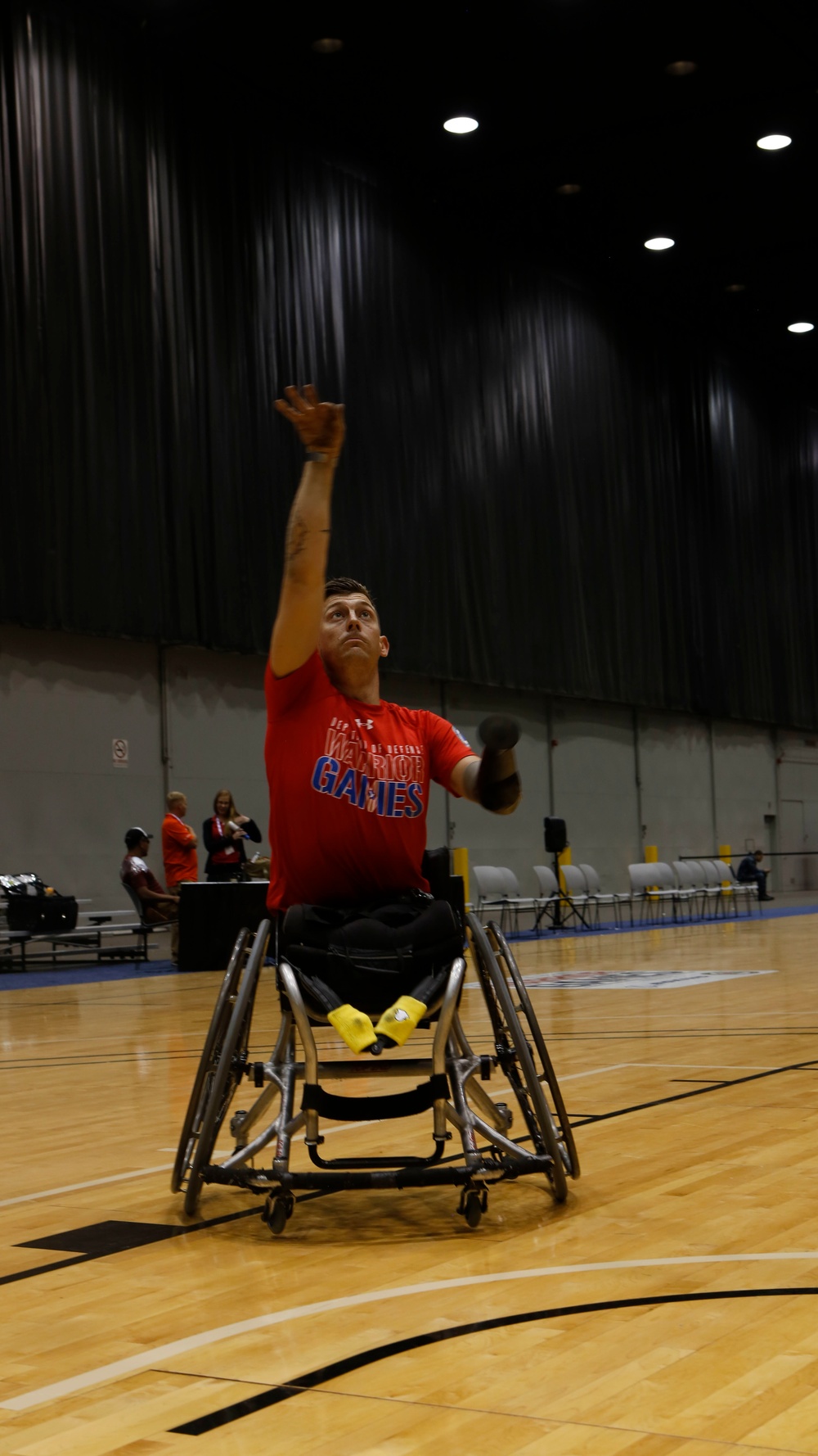 Team Marine Corps athlete prepares for wheelchair basketball competition