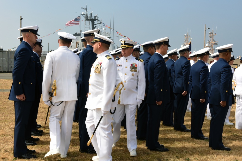 Coast Guard Cutter Active holds change-of-command ceremony