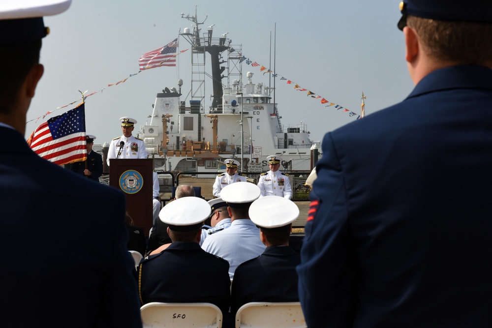 Coast Guard Cutter Active holds change-of-command ceremony