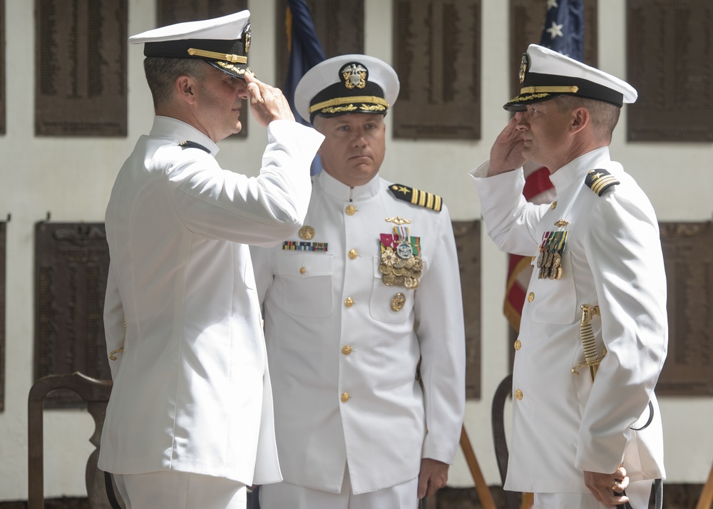 USS Greeneville Holds Change of Command Ceremony