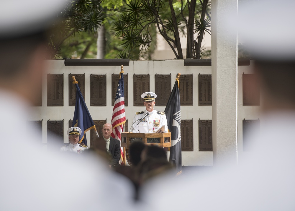 USS Greeneville Holds Change of Command Ceremony