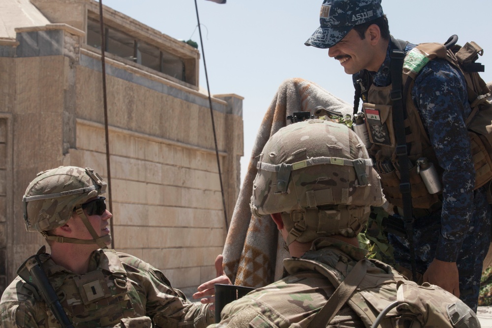 U.S. Army Supports Federal Police in Mosul