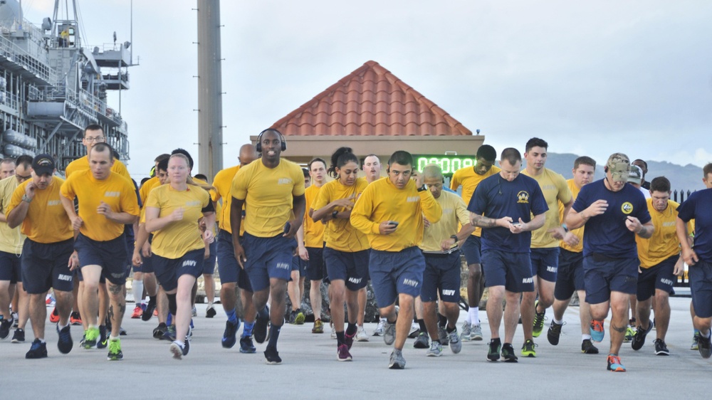 Land Sailors participate in LGBT pride month 5k run