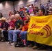 Young Marines cheer for Team Marine Corps