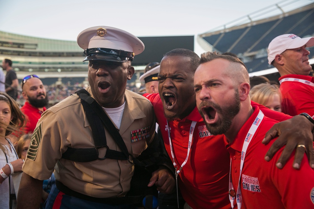 Sgt. Maj. Green with Team Marine Corps