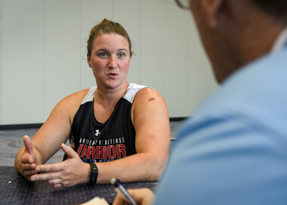 Army Athlete Christina Gardner talks about her Warrior Games experience
