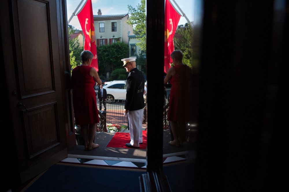 SD attends Marine Barracks sunset parade