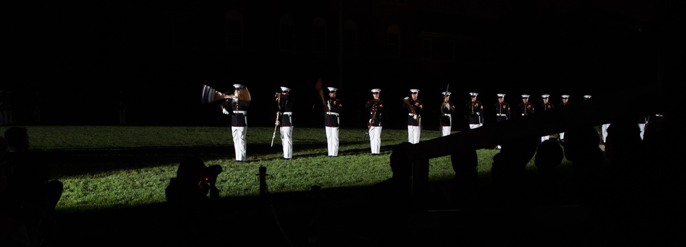 SD attends Marine Barracks sunset parade