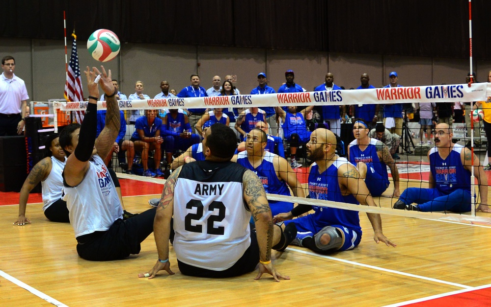 2017 Warrior Games competition continues: Sitting volleyball