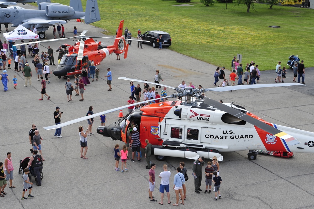 Air Station Traverse City hosts open ramp for start of National Cherry Festival