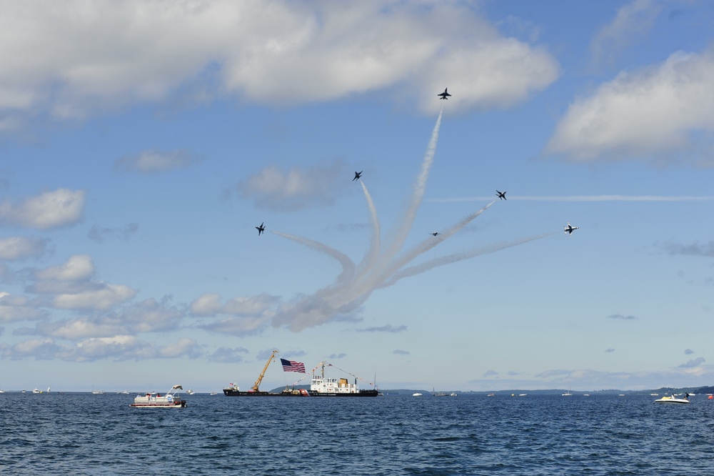 Coast Guard participates in National Cherry Festival Air Show in Traverse City, Michigan