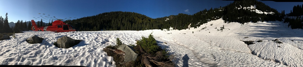 Coast Guard medevaced an injured girl from Olympic National Park, Wash.