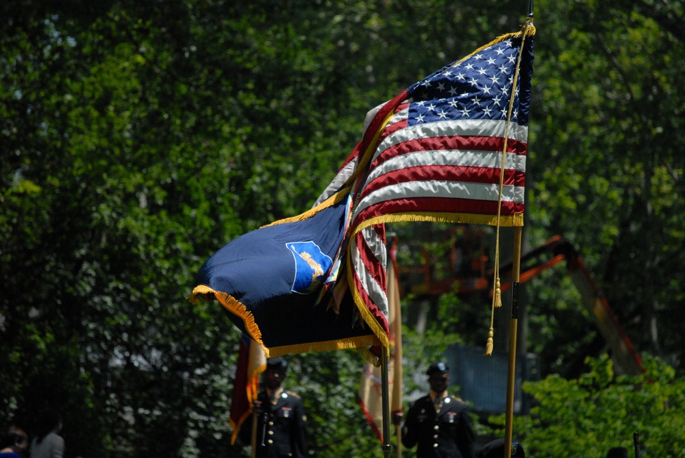 WW1 Centennial ceremony in Central Park, New York