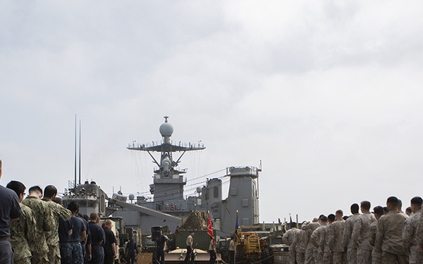 Marines, Sailors celebrate an Independence Day observance