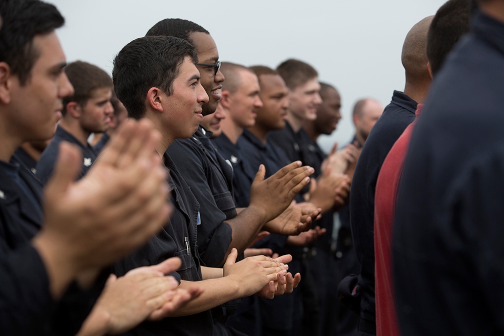 Marines, Sailors celebrate an Independence Day observance