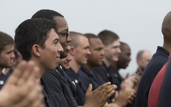 Marines, Sailors celebrate an Independence Day observance