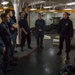 Sailors aboard USS Bonhomme Richard (LHD 6) Conduct Sea and Anchor Detail While Departing Sydney