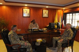 Kuwaiti Land Forces Commander awarded U.S. Infantry honor