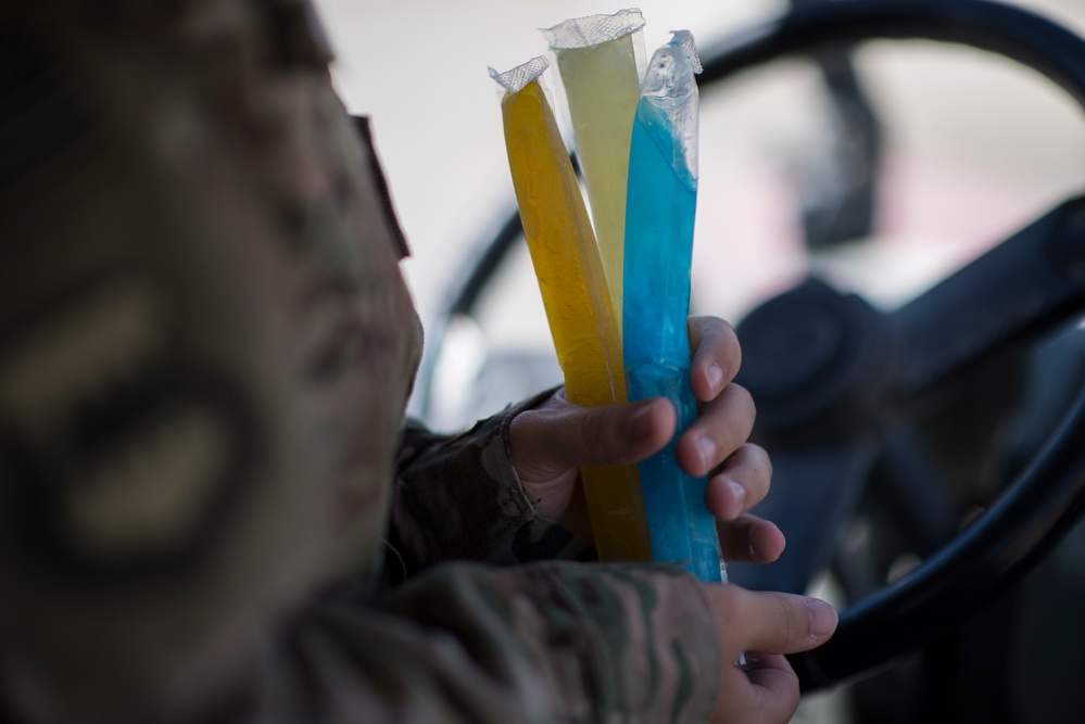 Operation Freezy Friday cools down Airmen, raises moral