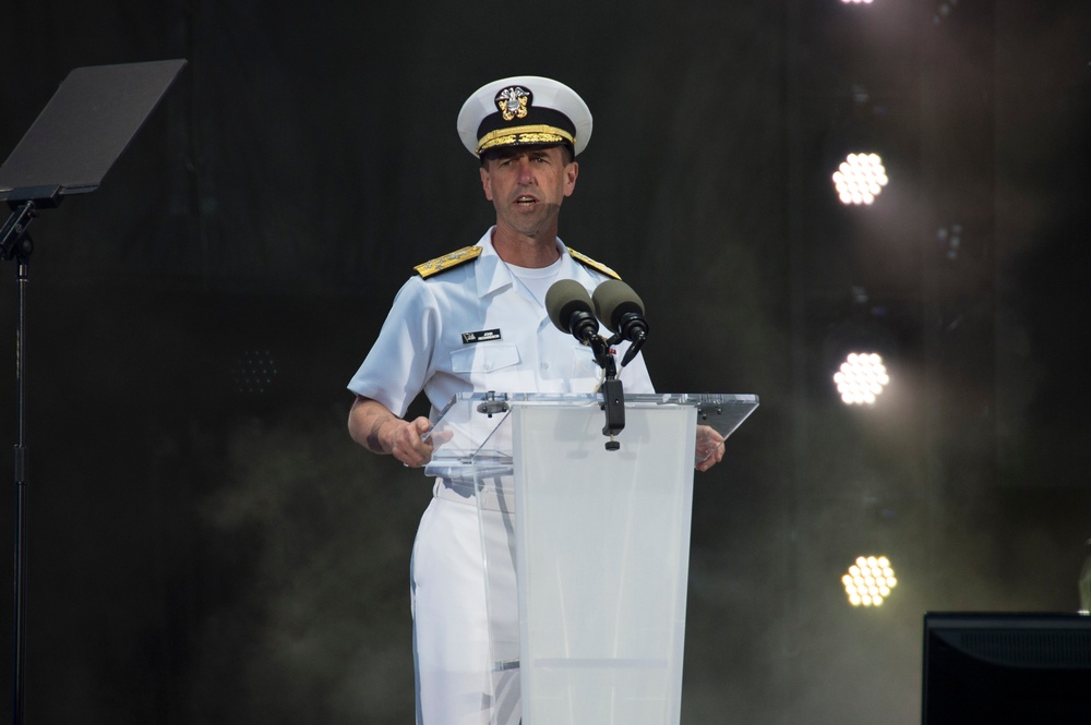 CNO Makes Remarks During Ceremony