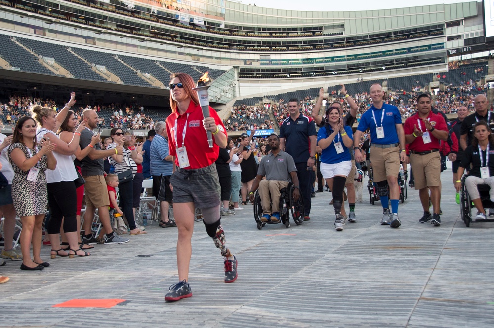 Marine Veteran Carries Torch