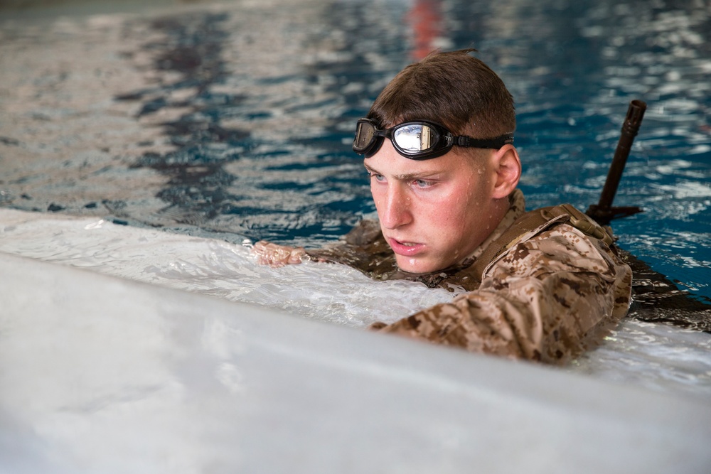 2nd MAW Marines in Water Survival-Advanced Training